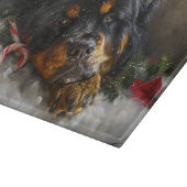Planche À Découper Fête de Noël du chien Mastiff Tibétain (Coin)