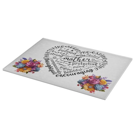 Planche À Découper Fête des mères (Coin)