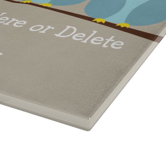 Planche À Découper Fête des mères - 3 Chouettes mignonnes - Qui vous (Coin)