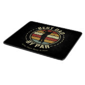 Planche À Découper Fête des Pères Golf Vintage (Coin)
