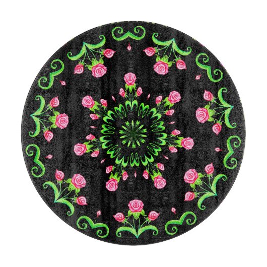 Planche À Découper Fête des Roses Fiesta (Devant)