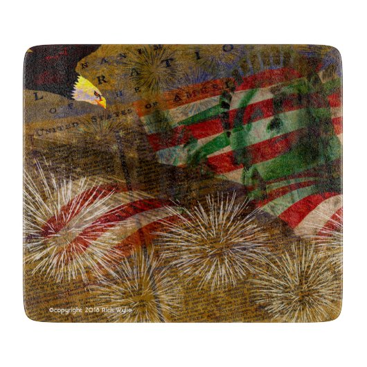 Planche À Découper Fêter l'indépendance (Devant)