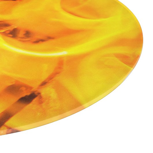 Planche À Découper Feu et flammes (Coin)