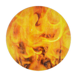 Planche À Découper Feu et flammes
