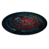 Planche À Découper Feu rouge d'enfer océanique (Coin)