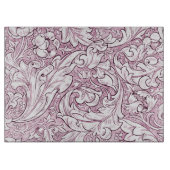 Planche À Découper Feuillage baroque orné rose (Devant)