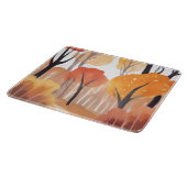 Planche À Découper Feuillage d'automne forêt aquarelle feuilles (Coin)