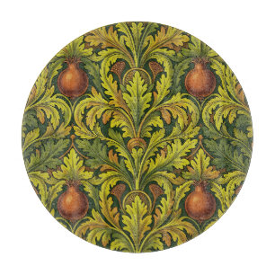 Planche À Découper Feuillage doré Grenade Orné William Morris