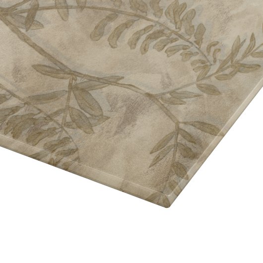 Planche À Découper Feuillage doré I (Coin)