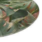 Planche À Découper Feuillage tropical luxuriant Monstera fougères Jun (Coin)