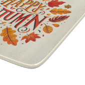 Planche À Découper feuille classique et automne heureux (Coin)