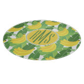 Planche À Découper Feuille de banane et monogramme du motif | de (Coin)
