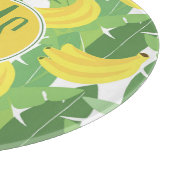 Planche À Découper Feuille de banane et monogramme du motif | de (Coin)