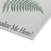 Planche À Découper Feuille de fougère botanique pressée - Couleur de (Coin)