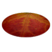 Planche À Découper Feuille d'érable rouge Abstraite Automne Photograp (Coin)