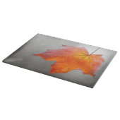Planche À Découper Feuille d'érable rouge - Automne mystique (Coin)