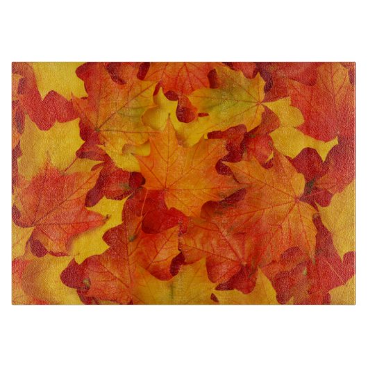 Planche À Découper Feuilles automnales (Devant)