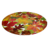 Planche À Découper Feuilles automnales d'automne (Coin)