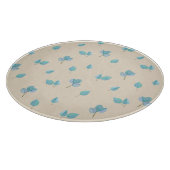 Planche À Découper Feuilles branchés d'Eucalyptus sur crème au beurre (Coin)