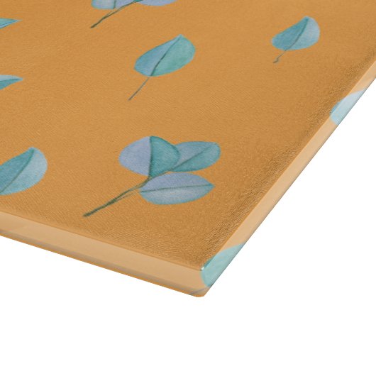 Planche À Découper Feuilles branchés d'Eucalyptus sur Marigold Charcu (Coin)