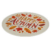 Planche À Découper feuilles classiques & Joyeux Automne (Coin)