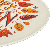 Planche À Découper feuilles classiques & Joyeux Automne (Coin)