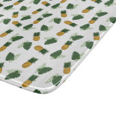 Planche À Découper Feuilles D'Ananas Et De Palmiers (Coin)