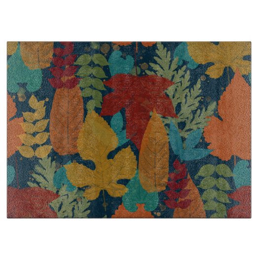 Planche À Découper Feuilles d'automne (Devant)