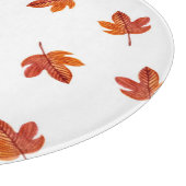 Planche À Découper Feuilles d'automne aquarelle main tirée (Coin)