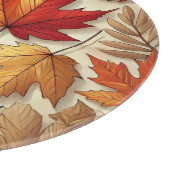 Planche À Découper feuilles d'automne classiques (Coin)