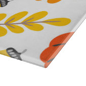 Planche À Découper Feuilles d'automne et citrouilles (Coin)