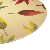 Planche À Découper Feuilles d'automne picturales (Coin)