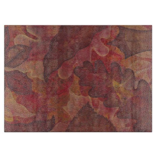 Planche À Découper Feuilles d'automne Planche de verre (Devant)