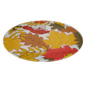 Planche À Découper Feuilles d'automne, simple motif transparent (Coin)