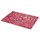 Planche À Découper Feuilles d'automne, tons rouges et oranges (Coin)