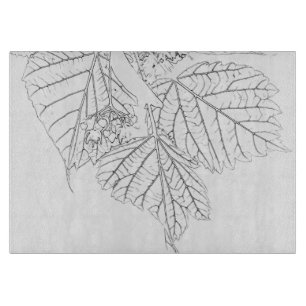 Planche À Découper Feuilles de Basswood