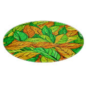 Planche À Découper Feuilles de dessin animé : orange et vert (Coin)