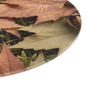 Planche À Découper Feuilles de érable d'automne dorées Mousse Feuilla (Coin)