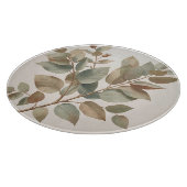 Planche À Découper Feuilles de eucalyptus vert sauge doux Botanique (Coin)