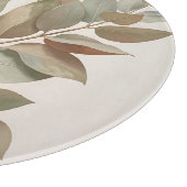 Planche À Découper Feuilles de eucalyptus vert sauge doux Botanique (Coin)