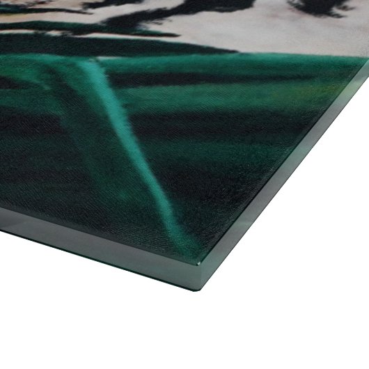 Planche À Découper Feuilles de la jungle verte de Tiger (Coin)