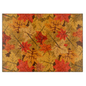 Planche À Découper Feuilles de l'érable automne (Devant)