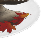 Planche À Découper Feuilles de l'érable rouge orignal (Coin)