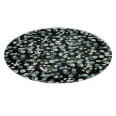 Planche À Découper Feuilles de l'Eucalyptus : Motif de fleurs blanche (Coin)