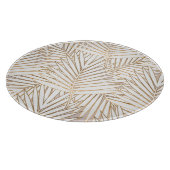 Planche À Découper Feuilles de palmiers dorés : art déco. (Coin)
