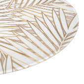 Planche À Découper Feuilles de palmiers dorés : art déco. (Coin)