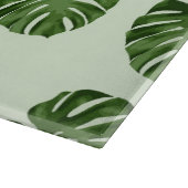 Planche À Découper Feuilles de palmiers, Feuilles verts, Motif tropic (Coin)