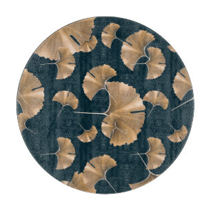 Planche À Découper Feuilles de paume de ginko tropical, motif hawaïen