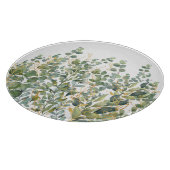 Planche À Découper Feuilles D'Eucalyptus Botanique Or Et Vert (Coin)