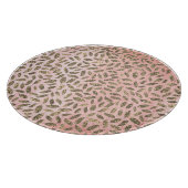 Planche À Découper Feuilles d'or chatoyants sur bois rose (Coin)